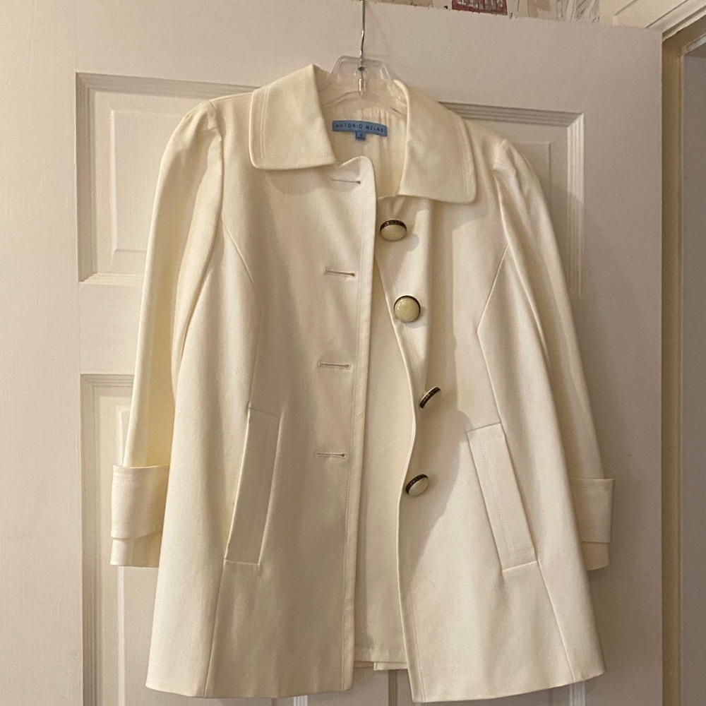Antonio Melani Heavy Cotton Swing Coat. Sz. 0